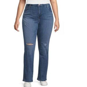 Levi's Plus Size 724 High‎ Waisted Straight Leg Denim Jeans 20W